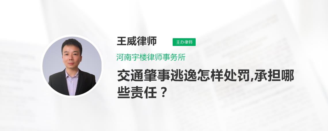 交通肇事逃逸怎样处罚,承担哪些责任?