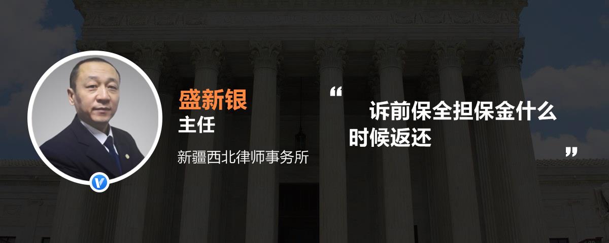 诉前保全担保金什么时候返还